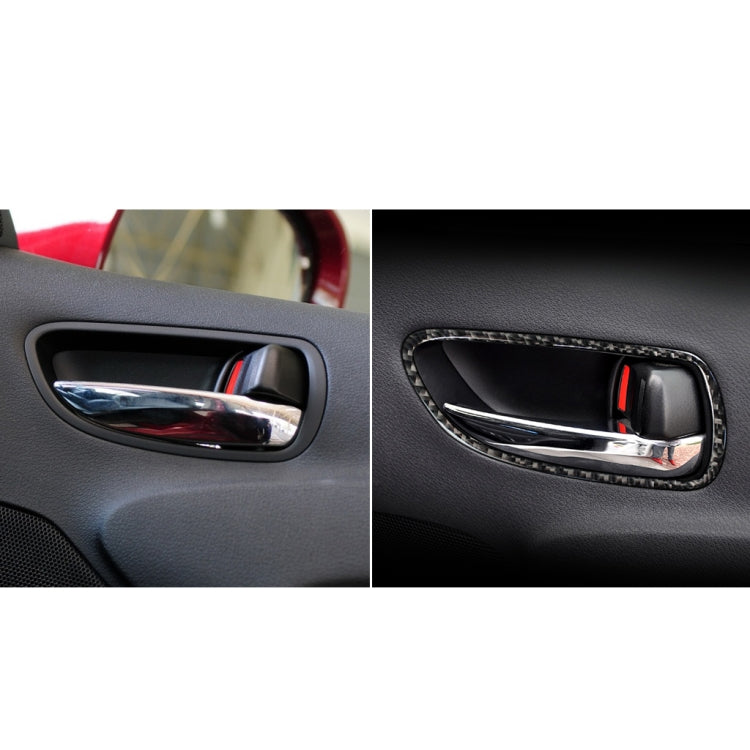 Car Carbon Fiber Front Door Handle Decorative Sticker for Lexus IS250 300 350C 2006-2012, Left and Right Drive Universal - Car Interior Mouldings by PMC Jewellery | Online Shopping South Africa | PMC Jewellery