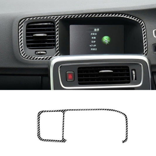 Car Carbon Fiber Navigation Frame Decorative Stickers for Volvo V60 2010-2017 / S60 2010-2018, Right Drive - Car Interior Mouldings by PMC Jewellery | Online Shopping South Africa | PMC Jewellery | Buy Now Pay Later Mobicred