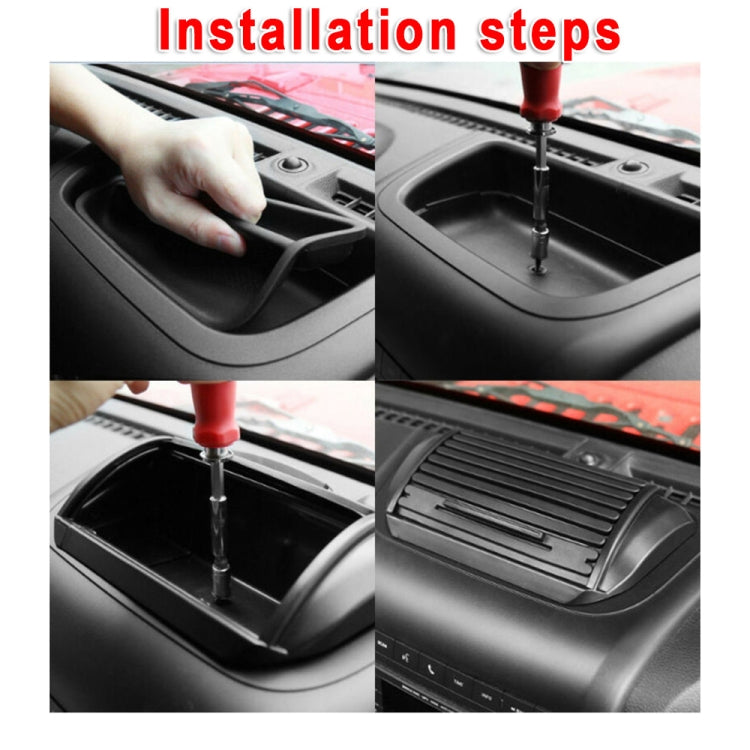 Car Dashboard Storage Box Organizer ABS Center Console Tray for Jeep Wrangler & Unlimited JK 2012-2017 - Stowing Tidying by PMC Jewellery | Online Shopping South Africa | PMC Jewellery | Buy Now Pay Later Mobicred