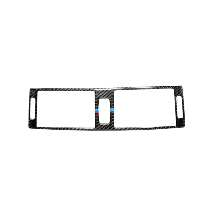 Car Carbon Fiber Tricolor Middle Air Outlet Decorative Sticker for BMW E70 X5 / E71 X6 2008-2013, Left and Right Drive Universal - Car Interior Mouldings by PMC Jewellery | Online Shopping South Africa | PMC Jewellery | Buy Now Pay Later Mobicred