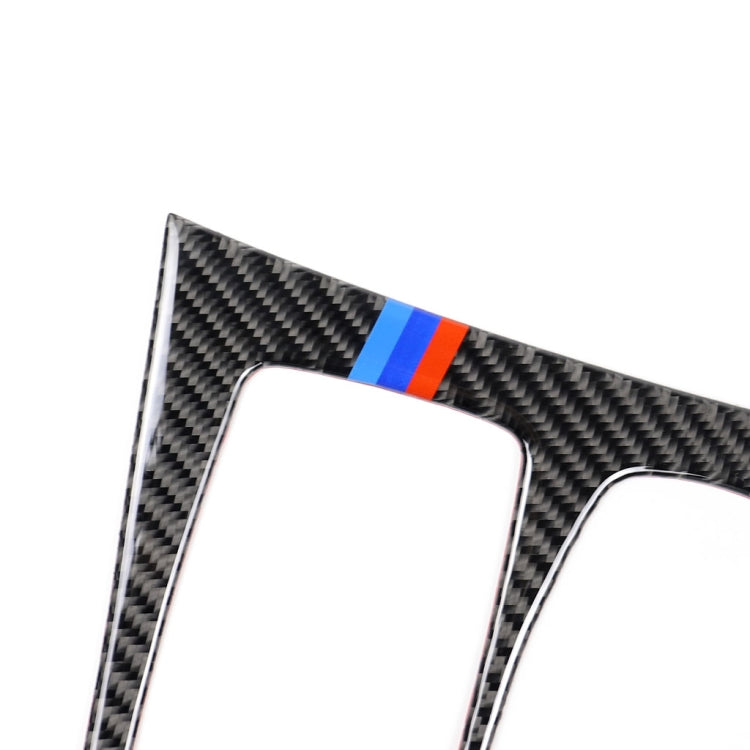 Car Carbon Fiber Tricolor Gear Panel Decorative Sticker for BMW X5 2008-2013 / X6 2009-2014, High Configuration Left Drive - Car Interior Mouldings by PMC Jewellery | Online Shopping South Africa | PMC Jewellery | Buy Now Pay Later Mobicred