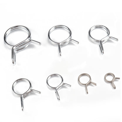 70 PCS Double Wire Spring Tube Clamp Water Pipe Clamps, Size: 6.0-18mm - Booster Cable & Clip by PMC Jewellery | Online Shopping South Africa | PMC Jewellery | Buy Now Pay Later Mobicred