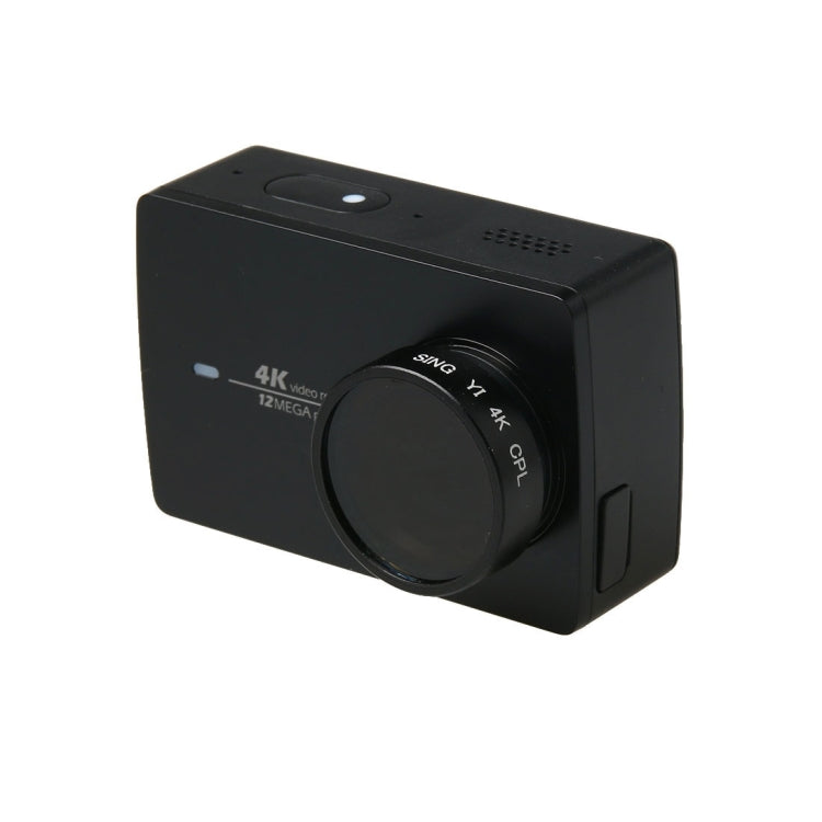 SING for Xiaomi Xiaoyi Yi II Sport Action Camera Proffesional 4K CPL Filter(Black) - Lens Filter by PMC TechLife | Online Shopping South Africa | PMC TechLife | Buy Now Pay Later Mobicred