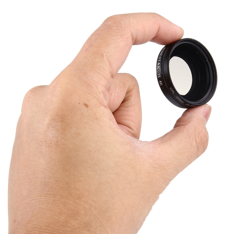 JUNESTAR for Xiaomi Xiaoyi Yi II 4K Sport Action Camera Proffesional 37mm CPL Filter + Lens Protective Cap - Lens Filter by JSR | Online Shopping South Africa | PMC TechLife | Buy Now Pay Later Mobicred