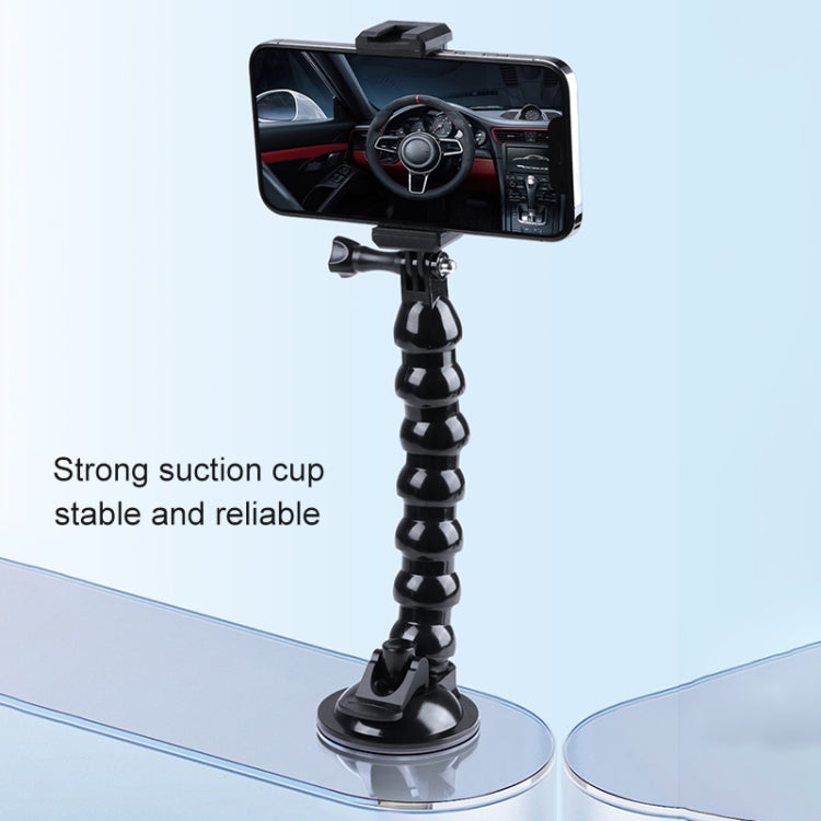 Extended Suction Cup Jaws Flex Clamp Mount(Black) - Holder by PMC Jewellery | Online Shopping South Africa | PMC Jewellery | Buy Now Pay Later Mobicred