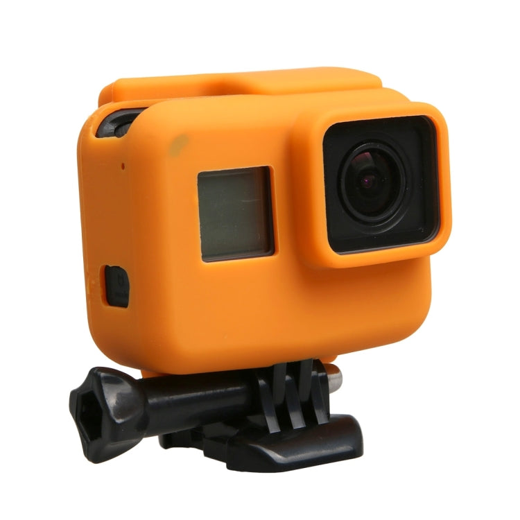 Original for GoPro HERO5 Silicone Border Frame Mount Housing Protective Case Cover Shell(Orange) - Silicone Cases by PMC Jewellery | Online Shopping South Africa | PMC Jewellery | Buy Now Pay Later Mobicred