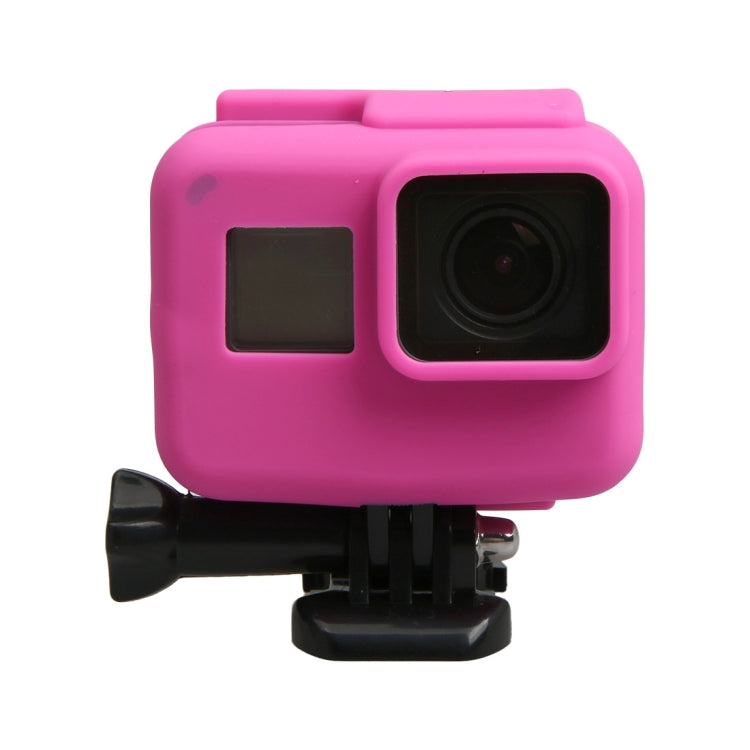 Original for GoPro HERO5 Silicone Border Frame Mount Housing Protective Case Cover Shell(Pink) - Silicone Cases by PMC Jewellery | Online Shopping South Africa | PMC Jewellery | Buy Now Pay Later Mobicred