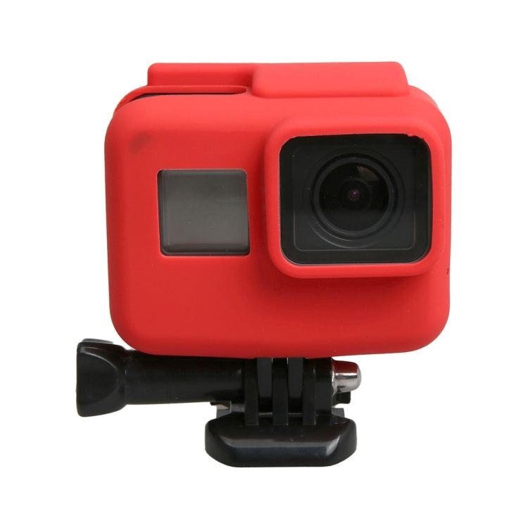 Original for GoPro HERO5 Silicone Border Frame Mount Housing Protective Case Cover Shell(Red) - Silicone Cases by PMC Jewellery | Online Shopping South Africa | PMC Jewellery | Buy Now Pay Later Mobicred