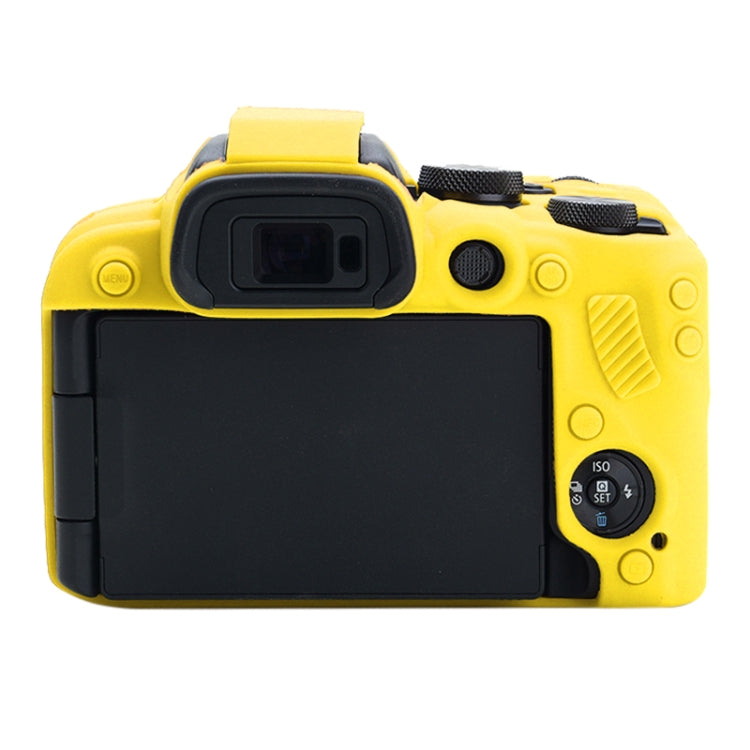 For Canon EOS R10 Soft Silicone Protective Case (Yellow) - Protective Case by PMC TechLife | Online Shopping South Africa | PMC TechLife