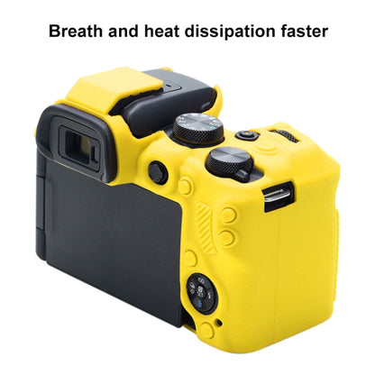 For Canon EOS R10 Soft Silicone Protective Case (Yellow) - Protective Case by PMC Jewellery | Online Shopping South Africa | PMC Jewellery