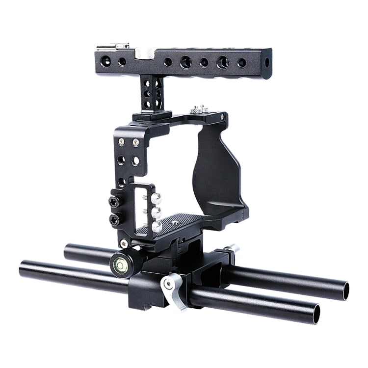 YELANGU YLG0905A Camera Video Cage Handle Stabilizer for Sony A6000/A6300/A6400/A6500(Black) - Camera Cage by YELANGU | Online Shopping South Africa | PMC Jewellery | Buy Now Pay Later Mobicred