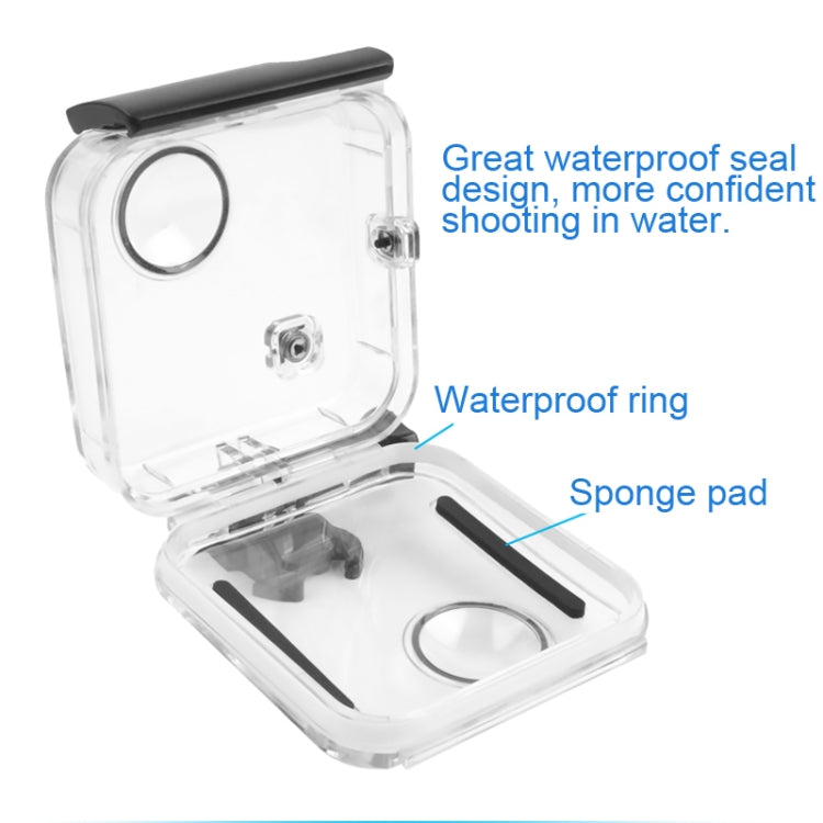 40m Waterproof Housing Protective Case  for GoPro Fusion, with Buckle Basic Mount & Screw & Wrench - Waterproof Cases by PMC Jewellery | Online Shopping South Africa | PMC Jewellery | Buy Now Pay Later Mobicred
