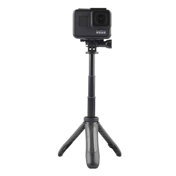 GP446 Multifunctional Mini Fixed Tripod for GoPro Hero12 Black / Hero11 /10 /9 /8 /7 /6 /5, Insta360 Ace / Ace Pro, DJI Osmo Action 4 and Other Action Cameras(Grey) - Holder by PMC Jewellery | Online Shopping South Africa | PMC Jewellery | Buy Now Pay Later Mobicred