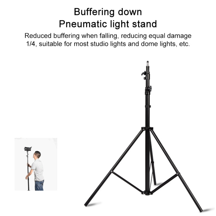 3m Height Professional Photography Metal Lighting Stand Spring Buffer Holder for Studio Flash Light - free shipping - PMC TechLife - Order now!