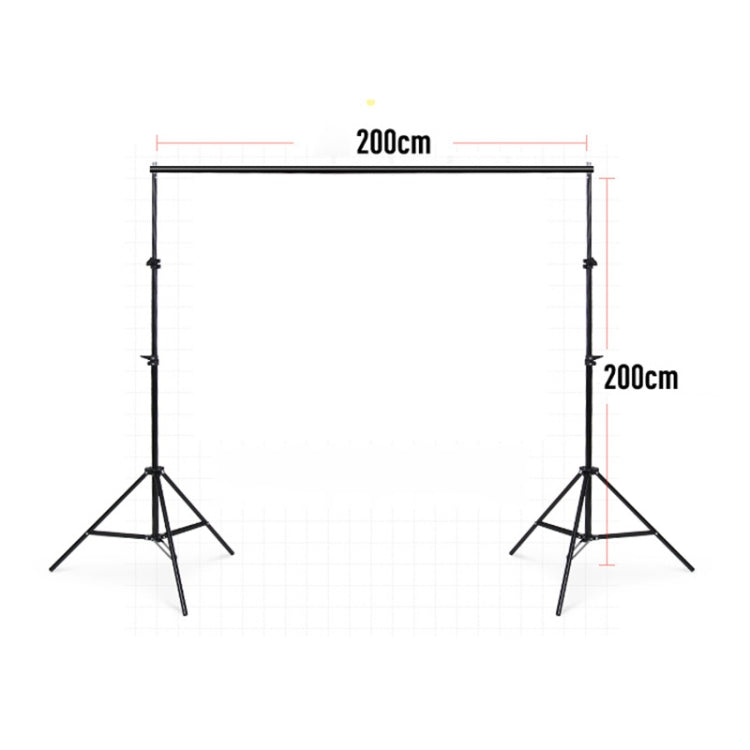 200x200cm Photo Studio Background Support Stand Backdrop Crossbar Bracket Kit - free shipping - PMC TechLife - Order now!