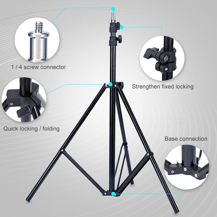 TRIOPO Oubao 1.9m Portable Studio Light Metal Tripod - free shipping - PMC TechLife - Order now!