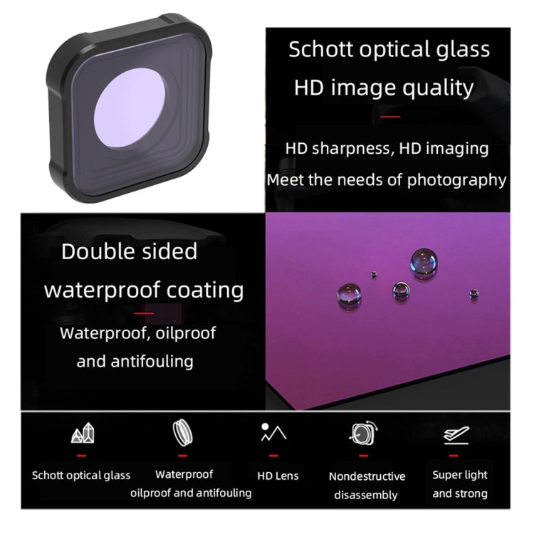 JSR KB Series NIGHT Light Pollution Reduction Lens Filter for GoPro HERO13 Black /12 Black /11 Black /10 Black /9 Black - Lens Filter by JSR | Online Shopping South Africa | PMC TechLife | Buy Now Pay Later Mobicred