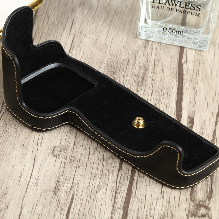 1/4 inch Thread PU Leather Camera Half Case Base for Canon EOS 90D (Black) - free shipping - PMC TechLife - Order now!