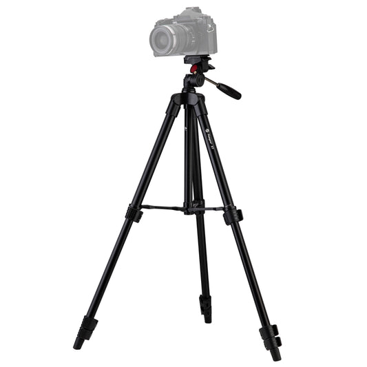 Fotopro X1 4-Section Folding Legs Tripod Mount with U-Shape Three-Dimensional Tripod Head & Phone Clamp for DSLR & Digital Camera, Adjustable Height: 39-122.5cm (Black) - Tripods by Fotopro | Online Shopping South Africa | PMC Jewellery | Buy Now Pay Later Mobicred