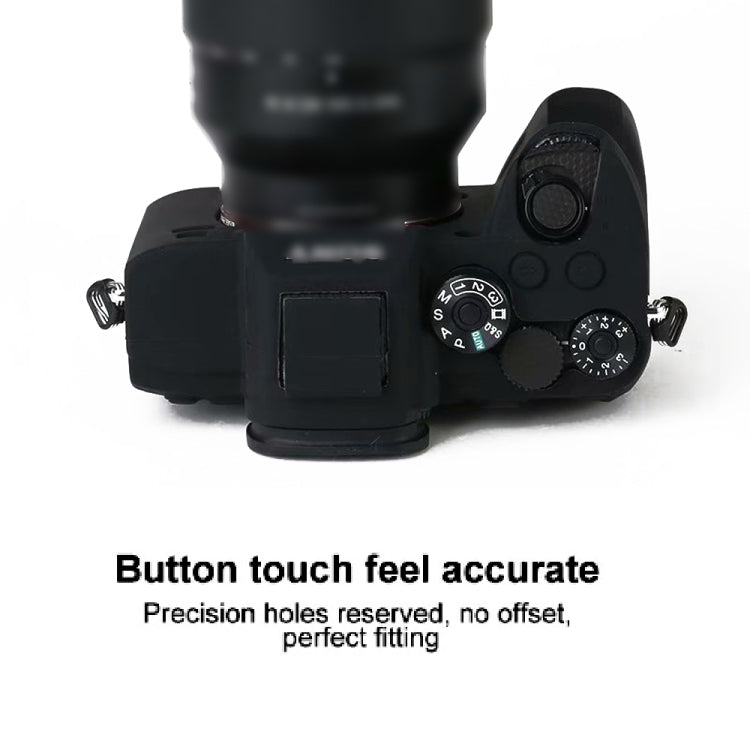 For Sony A7R4 Soft Silicone Protective Case(Coffee) - Protective Case by PMC TechLife | Online Shopping South Africa | PMC TechLife | Buy Now Pay Later Mobicred