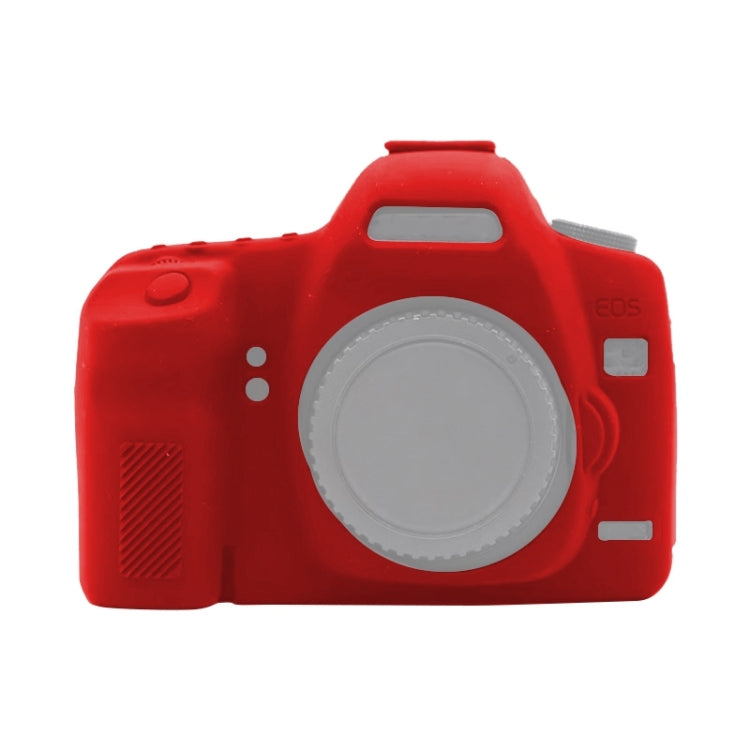 For Canon EOS 5D Mark II Soft Silicone Protective Case(Red) - Protective Case by PMC TechLife | Online Shopping South Africa | PMC TechLife | Buy Now Pay Later Mobicred