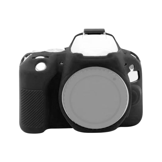 For Canon EOS 200D / EOS 200D Mark II Soft Silicone Protective Case(Black) - Protective Case by PMC Jewellery | Online Shopping South Africa | PMC Jewellery | Buy Now Pay Later Mobicred