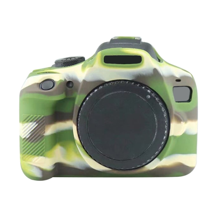 Soft Silicone Protective Case for Canon EOS 2000D (Camouflage) - Protective Case by PMC TechLife | Online Shopping South Africa | PMC TechLife | Buy Now Pay Later Mobicred