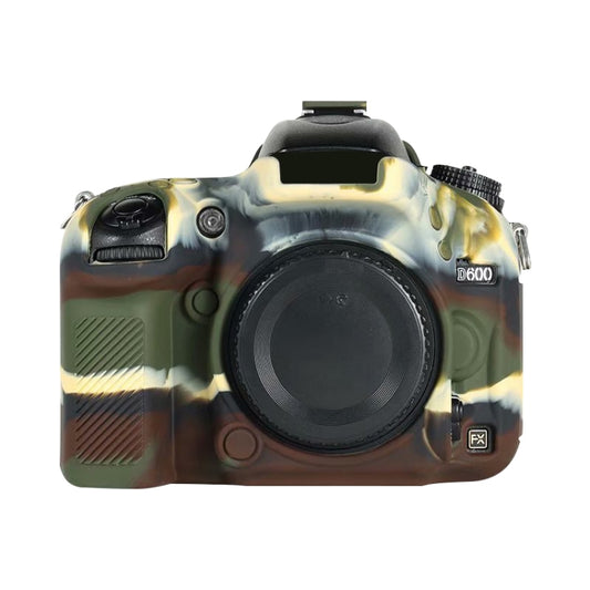 For Nikon D600 / D610 Soft Silicone Protective Case(Camouflage) - Protective Case by PMC Jewellery | Online Shopping South Africa | PMC Jewellery | Buy Now Pay Later Mobicred