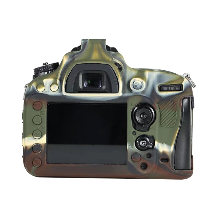For Nikon D600 / D610 Soft Silicone Protective Case(Camouflage) - Protective Case by PMC TechLife | Online Shopping South Africa | PMC TechLife | Buy Now Pay Later Mobicred