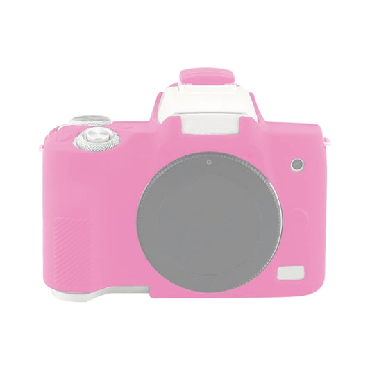 For Canon EOS M50 Mark II / M50 II Soft Silicone Protective Case(Rose Red) - Protective Case by PMC Jewellery | Online Shopping South Africa | PMC Jewellery | Buy Now Pay Later Mobicred