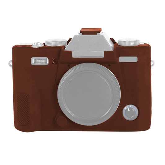 For FUJIFILM X-T30 Soft Silicone Protective Case(Coffee) - Protective Case by PMC Jewellery | Online Shopping South Africa | PMC Jewellery | Buy Now Pay Later Mobicred