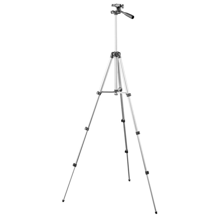 130cm 4-Section Folding Aluminum Alloy Tripod Mount with Three-Dimensional Head(Champagne Gold) - Tripods by PMC TechLife | Online Shopping South Africa | PMC TechLife | Buy Now Pay Later Mobicred