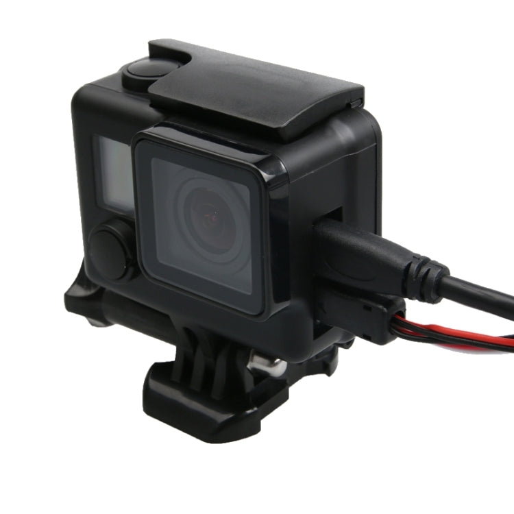 For GoPro HERO4 ABS Skeleton Housing Protective Case Cover with Buckle Basic Mount & Lead Screw - Skeleton Housing by PMC TechLife | Online Shopping South Africa | PMC TechLife | Buy Now Pay Later Mobicred