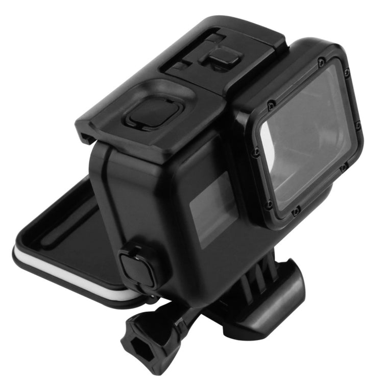 2 in 1 for GoPro HERO5 Touch Screen Back Cover + 45m Waterproof Housing Protective Case(No Need to Disassemble Lens When Installed) with Buckle Basic Mount & Lead Screw(Black) - Waterproof Cases by PMC Jewellery | Online Shopping South Africa | PMC Jewellery | Buy Now Pay Later Mobicred