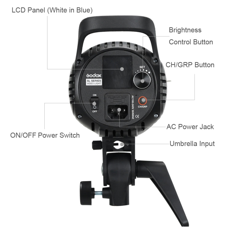 Godox SL60W LED Light Studio Continuous Photo Video Light(EU Plug) - free shipping - PMC TechLife - Order now!