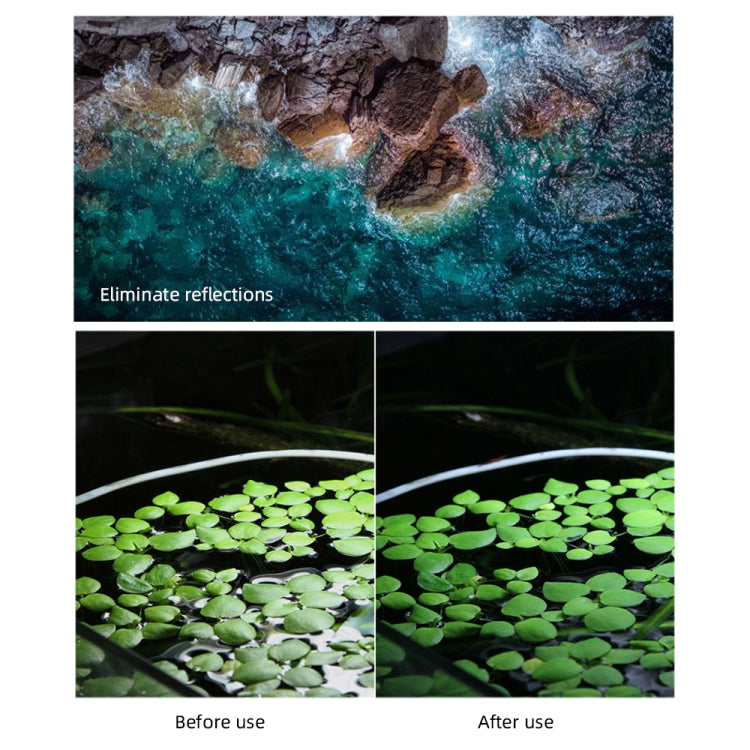 JSR Round Housing CPL Lens Filter for GoPro HERO8 Black - Lens Filter by JSR | Online Shopping South Africa | PMC TechLife | Buy Now Pay Later Mobicred