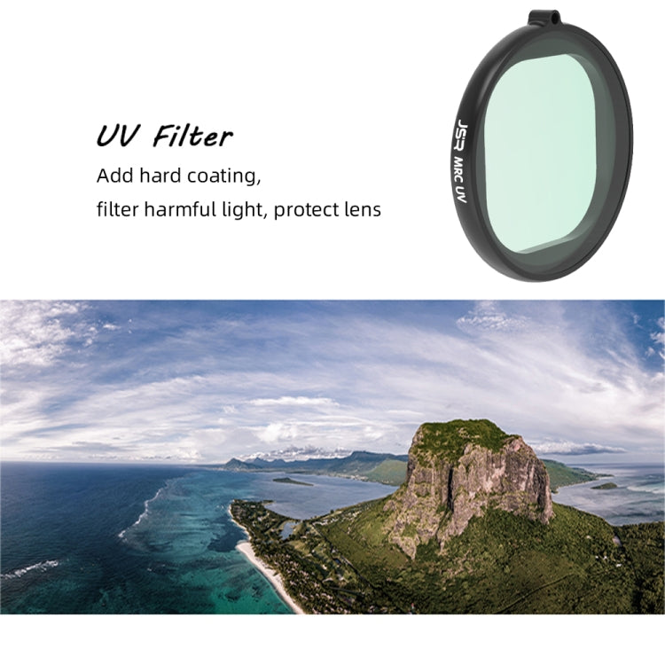 JSR Round Housing UV Lens Filter for GoPro HERO8 Black - Lens Filter by JSR | Online Shopping South Africa | PMC Jewellery | Buy Now Pay Later Mobicred