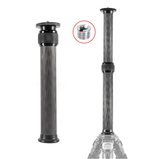 BEXIN P332C 237mm-396mm Tripod Extension Pole Carbon Fiber Center Column Tripod Extender(Black) - Monopods by BEXIN | Online Shopping South Africa | PMC Jewellery | Buy Now Pay Later Mobicred