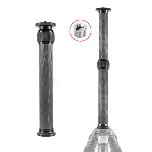 BEXIN P292C 236mm-396mm Tripod Extension Pole Carbon Fiber Center Column Tripod Extender(Black) - Monopods by BEXIN | Online Shopping South Africa | PMC Jewellery | Buy Now Pay Later Mobicred