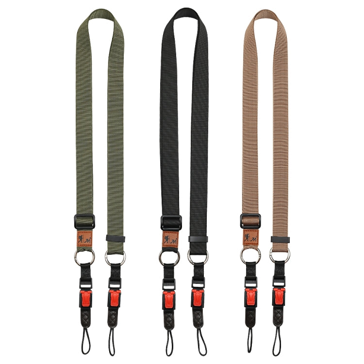 XJ03 Camera Shoulder Hanging Neck Strap(Dark Green) - Camera Strap by PMC TechLife | Online Shopping South Africa | PMC TechLife | Buy Now Pay Later Mobicred