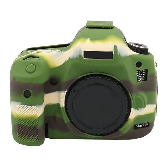 For Canon EOS 5DS Soft Silicone Protective Case (Camouflage) - Protective Case by PMC Jewellery | Online Shopping South Africa | PMC Jewellery | Buy Now Pay Later Mobicred