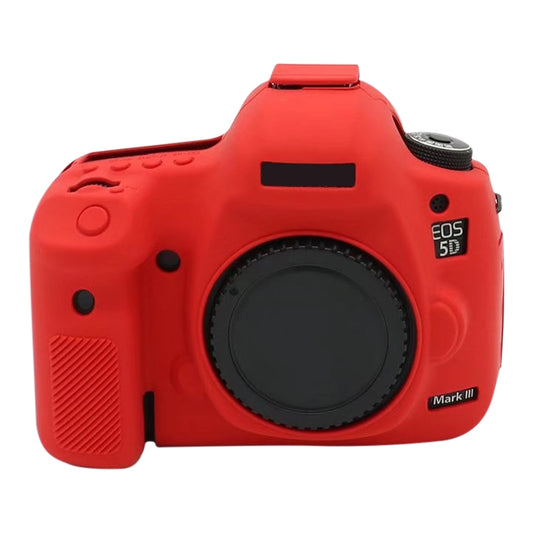 For Canon EOS 5DS Soft Silicone Protective Case (Red) - Protective Case by PMC Jewellery | Online Shopping South Africa | PMC Jewellery | Buy Now Pay Later Mobicred