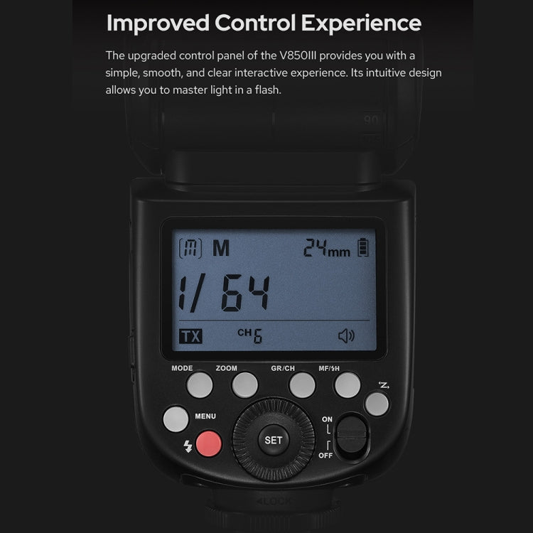 Godox V850III 2.4GHz Wireless Flash Speedlite Camera Light(US Plug) - free shipping - PMC TechLife - Order now!