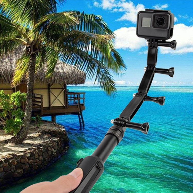 3 in 1 Joint Aluminum Extension Arm Grip Extenter for GoPro Hero12 Black / Hero11 /10 /9 /8 /7 /6 /5, Insta360 Ace / Ace Pro, DJI Osmo Action 4 and Other Action Cameras - Others by PMC Jewellery | Online Shopping South Africa | PMC Jewellery | Buy Now Pay Later Mobicred