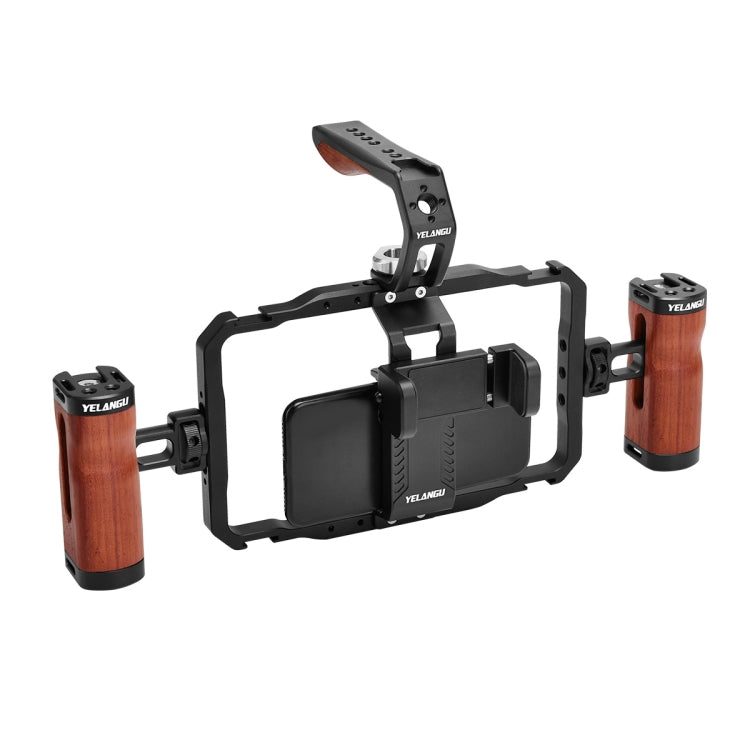 YELANGU LW101 Vlogging Live Broadcast Smartphone Video Rig Handles Stabilizer Kits - free shipping - PMC TechLife - Order now!