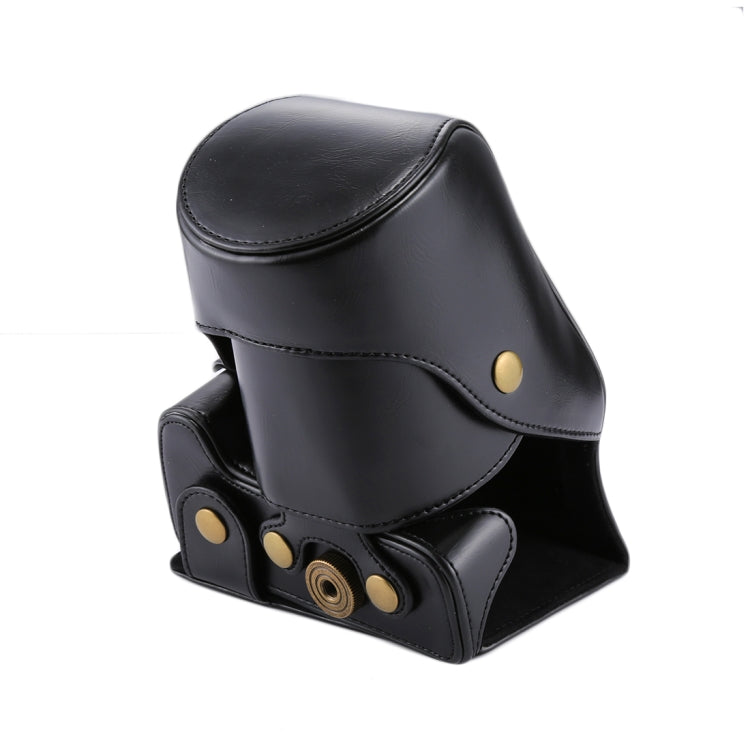 Full Body Camera PU Leather Case Bag for Canon EOS 200D  (18-55mm Lens)(Black) - free shipping - PMC TechLife - Order now!