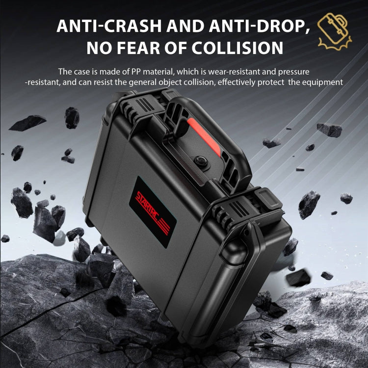 For Insta360 Ace / Ace Pro STARTRC Waterproof Dual-layer Suitcase Storage Box (Black) - free shipping - PMC TechLife - Order now!