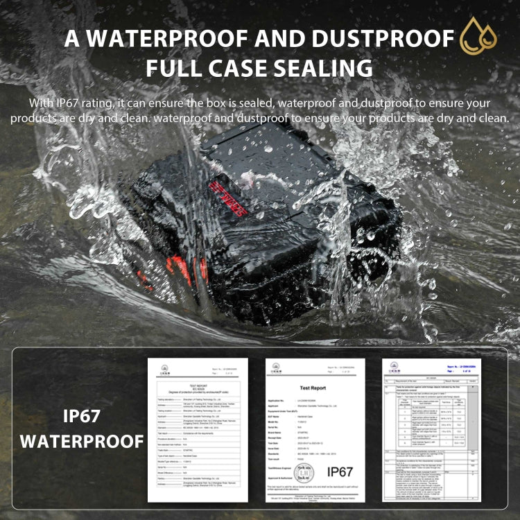 For Insta360 Ace / Ace Pro STARTRC Waterproof Dual-layer Suitcase Storage Box (Black) - free shipping - PMC TechLife - Order now!