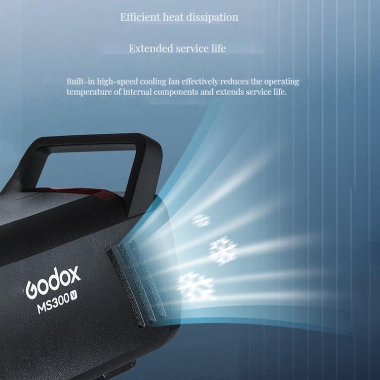 Godox MS200-V Studio Flash Light 200Ws Bowens Mount Strobe Light with Lamp Cover (UK Plug) - free shipping - PMC TechLife - Order now!
