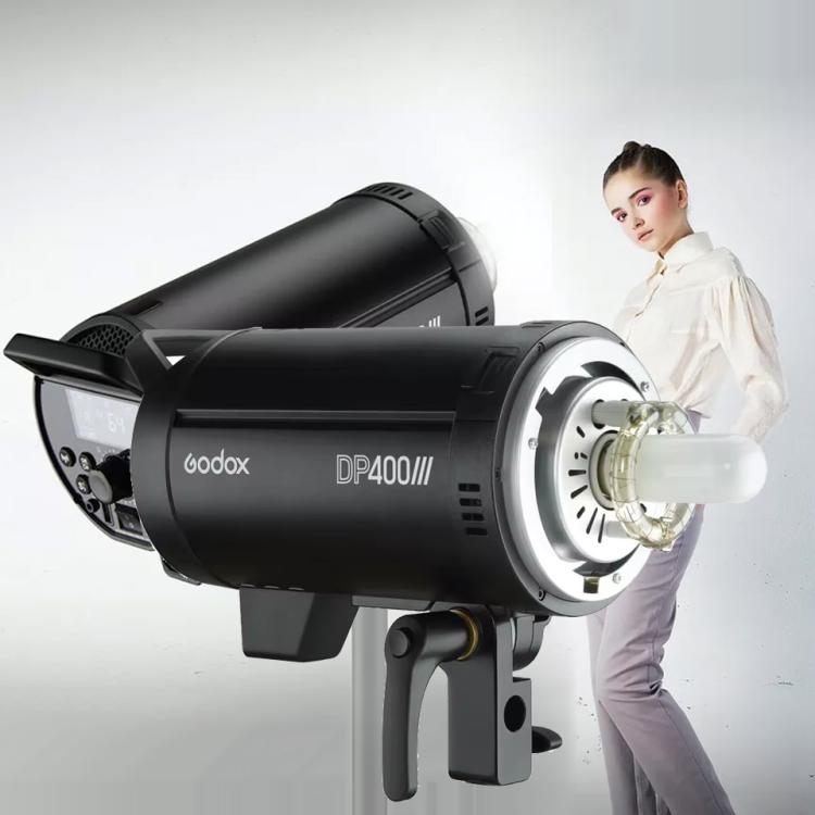Godox DP400III Studio Flash Photo Light 400Ws 2.4G Wireless X System Bowens Mount Strobe Light, No Lamp Cover (UK Plug) - free shipping - PMC TechLife - Order now!